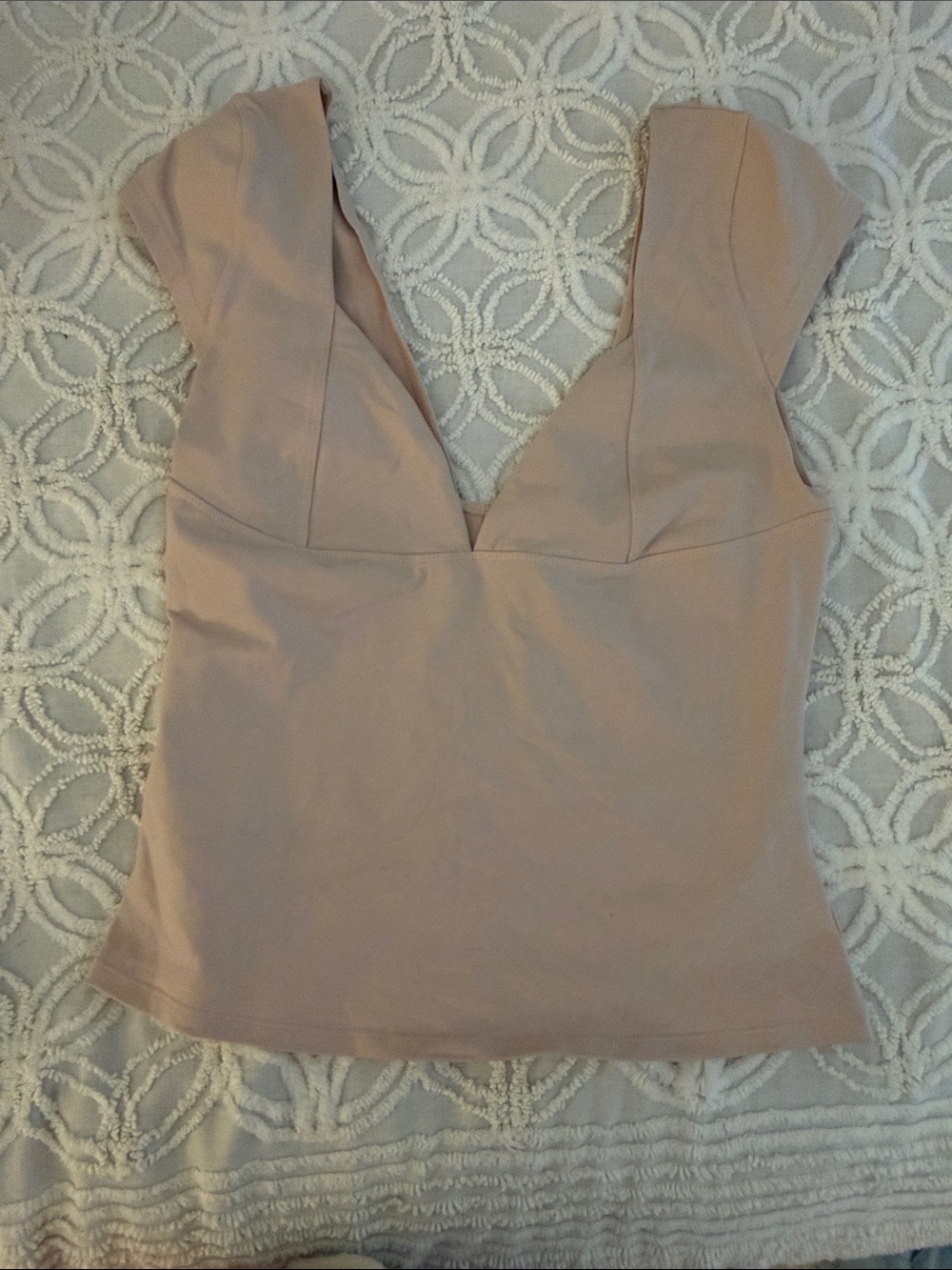 Free People Blush Pink V-Neck Camisole